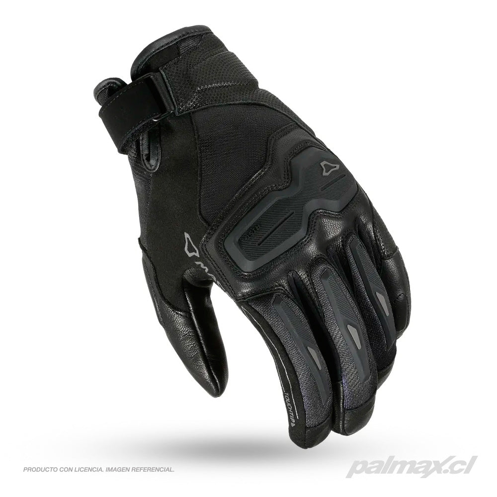 Guantes de verano para moto de calle modelo Haros Black | Macna